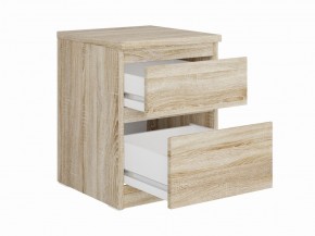 Тумба КАСТОР малая с двумя ящиками, цвет Дуб Сонома в Тарко-Сале - tarko-sale.mebel24.online | фото 2