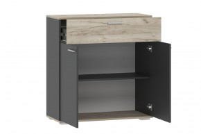 Тумба НМ 013.77 "Санти" (Антрацит/Крафт Серый) в Тарко-Сале - tarko-sale.mebel24.online | фото 2