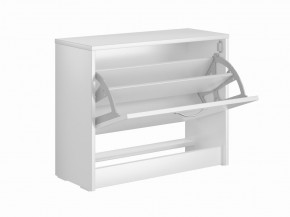 Тумба ОРИОН с одной полкой для обуви, цвет белый в Тарко-Сале - tarko-sale.mebel24.online | фото 2