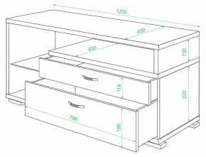 Тумба под ТВ Домино ТК-10М в Тарко-Сале - tarko-sale.mebel24.online | фото 2