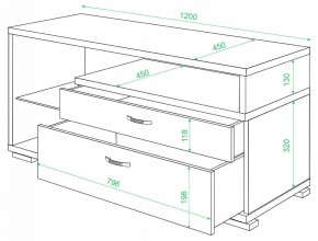 Тумба под ТВ Домино ТК-10М в Тарко-Сале - tarko-sale.mebel24.online | фото 2