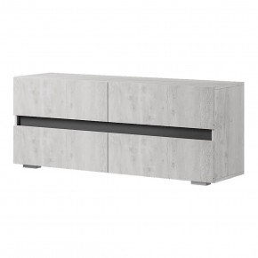 Тумба под ТВ Мрия ТБ-07 (Бетон пайн светлый/Графит) в Тарко-Сале - tarko-sale.mebel24.online | фото