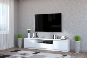 Тумба под ТВ "Хилтон" (Белый текстурный) в Тарко-Сале - tarko-sale.mebel24.online | фото