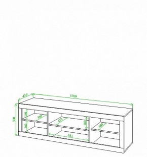 Тумба под ТВ Toivo Кон170 в Тарко-Сале - tarko-sale.mebel24.online | фото 2