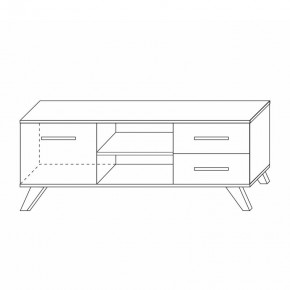 Тумба под ТВ Вега Скандинавия в Тарко-Сале - tarko-sale.mebel24.online | фото 5