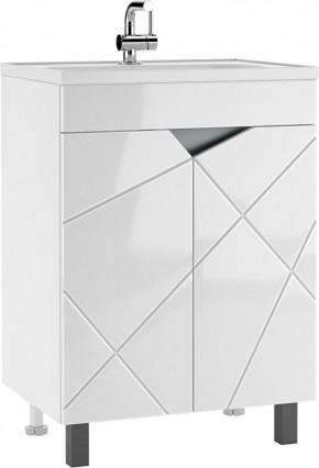 Тумба под умывальник "Absolute 60" Vector без ящика Домино (DV6603T) в Тарко-Сале - tarko-sale.mebel24.online | фото