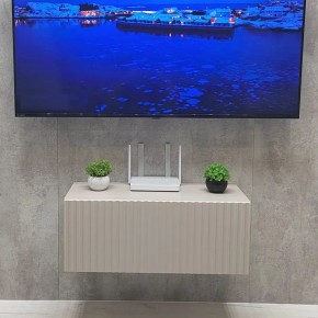 Тумба подвесная под ТВ LINES MTV1-MA 750 Бежевый (Леда-М 10.1.5) в Тарко-Сале - tarko-sale.mebel24.online | фото 5