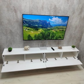 Тумба подвесная под ТВ LINES MTV4-MA 1150 Белый глянец (Белый-M 10.1.1) в Тарко-Сале - tarko-sale.mebel24.online | фото 12