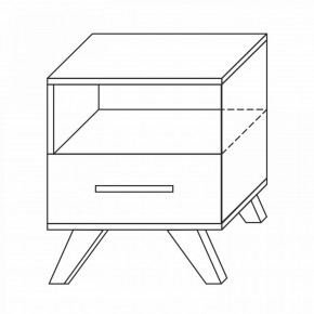 Тумба прикроватная Вега Скандинавия в Тарко-Сале - tarko-sale.mebel24.online | фото 8