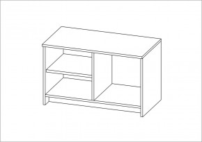 Тумба СИРИУС двухдверная низкая, цвет Дуб Венге в Тарко-Сале - tarko-sale.mebel24.online | фото 2