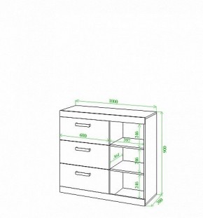 Тумба Toivo Км102 в Тарко-Сале - tarko-sale.mebel24.online | фото 3