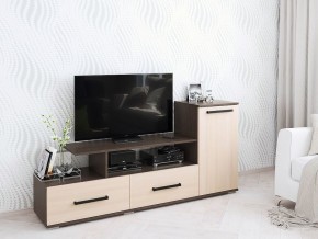Тумба ТВ Парус-1 Дуб молочный/Венге в Тарко-Сале - tarko-sale.mebel24.online | фото