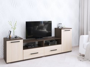 Тумба ТВ Парус-2 венге/дуб молочный в Тарко-Сале - tarko-sale.mebel24.online | фото