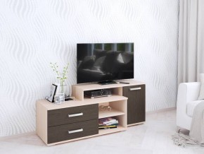 Тумба ТВ Парус-3 венге/дуб молочный в Тарко-Сале - tarko-sale.mebel24.online | фото