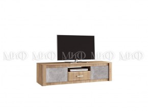 ТЕРРА Тумба Тв (Бетон темный/дуб сонома) в Тарко-Сале - tarko-sale.mebel24.online | фото