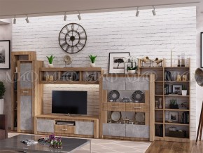 ТЕРРА Тумба Тв (Бетон темный/дуб сонома) в Тарко-Сале - tarko-sale.mebel24.online | фото 2