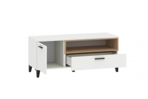 Тумба ТВА НМ 013.42 "Bergen" (Белый/Дуб бунратти) в Тарко-Сале - tarko-sale.mebel24.online | фото