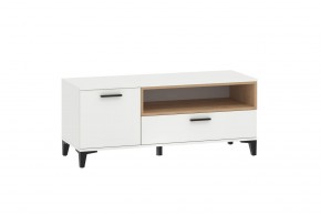Тумба ТВА НМ 013.42 "Bergen" (Белый/Дуб бунратти) в Тарко-Сале - tarko-sale.mebel24.online | фото 2
