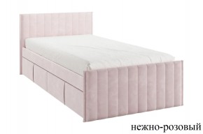 ТВИКС Кровать с ящиками 900 (нежно-розовый) в Тарко-Сале - tarko-sale.mebel24.online | фото