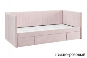 ТВИКС Кровать (софа) с ящиками 900 (нежно-розовый) в Тарко-Сале - tarko-sale.mebel24.online | фото