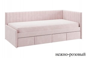 ТВИКС Кровать (тахта) с ящиками 900 (нежно-розовый) в Тарко-Сале - tarko-sale.mebel24.online | фото