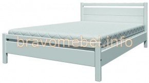 ВЕРОНИКА-1 Кровать из массива 1600 (Белый античный) в Тарко-Сале - tarko-sale.mebel24.online | фото