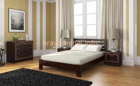 ВЕРОНИКА Кровать из массива 1600 в Тарко-Сале - tarko-sale.mebel24.online | фото 5