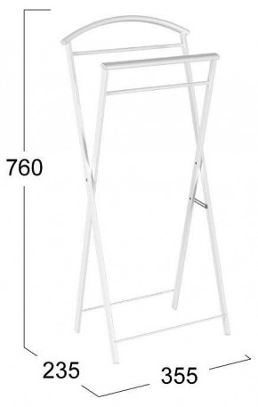 Вешалка для костюма Контур в Тарко-Сале - tarko-sale.mebel24.online | фото 2