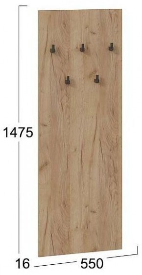 Вешалка настенная Хилтон Исп.2.1 в Тарко-Сале - tarko-sale.mebel24.online | фото 4