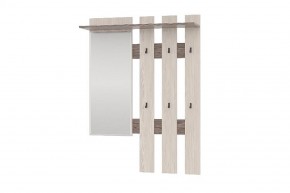 Вешалка с зеркалом ЛИРА (Бодега темный/светлый) в Тарко-Сале - tarko-sale.mebel24.online | фото