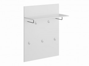 Вешалка СИРИУС настенная с полкой, цвет белый в Тарко-Сале - tarko-sale.mebel24.online | фото 2