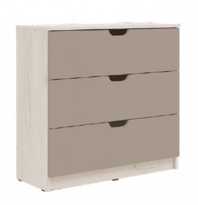 ЮНИОР-4 Комод 3 ящика (Шарли Мокко) в Тарко-Сале - tarko-sale.mebel24.online | фото