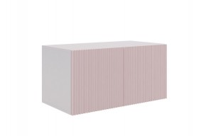 ЗЕФИР Антресоль двухдверная 118.01 (пудра розовая) в Тарко-Сале - tarko-sale.mebel24.online | фото