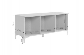 ЗЕФИР Гостиная К2 (белое дерево/черный муар) в Тарко-Сале - tarko-sale.mebel24.online | фото 5