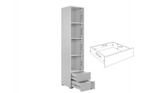 ЗЕФИР Гостиная К2 (белое дерево/черный муар) в Тарко-Сале - tarko-sale.mebel24.online | фото 7