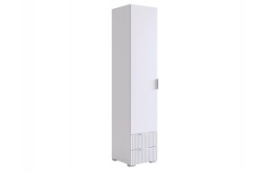 ЗЕФИР Шкаф однодверный 107.01 (белый муар) в Тарко-Сале - tarko-sale.mebel24.online | фото