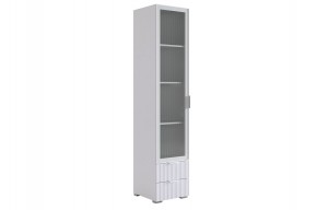 ЗЕФИР Шкаф однодверный 107.03 (белый муар) в Тарко-Сале - tarko-sale.mebel24.online | фото