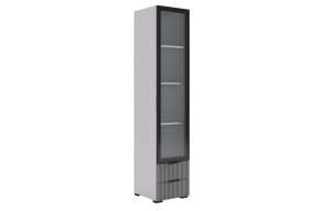ЗЕФИР Шкаф однодверный 107.03 (серый) в Тарко-Сале - tarko-sale.mebel24.online | фото